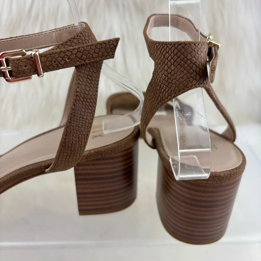 MIX NO.6 SUEDE HELLS SANDALS WOMANS SIZE 8.5